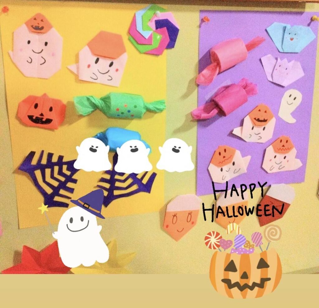 ハロウィーンの創作活動を行いました。